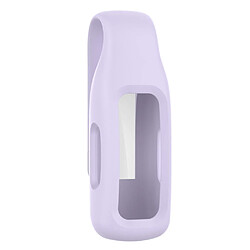 Coque en silicone anti-chute avec clip de maintien pour votre Fitbit Inspire 3/Inspire 2/Ace 3 - violet clair