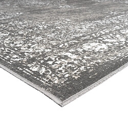 Avis Thedecofactory VERDIO MEDAILLON - Tapis vintage motif medaillon en relief noir 160x230