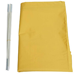 Avis Mendler Housse de protection Meran pour parasol de marché jusqu'à 5m, housse de protection Cover avec fermeture éclair ~ jaune