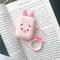 GUPBOO Airpods Coque Housse Étui Protecteur Compatible pour AirPods 3-Dessin animé cochon Winnie l'ourson en silicone