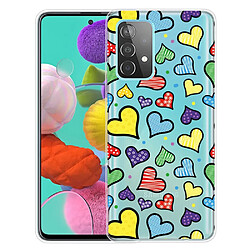 Coque en TPU antichoc cœurs pour votre Samsung Galaxy A23 5G