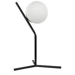 Beliani Lampe à poser WAPITI Métal Noir