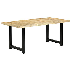 vidaXL Table de salle à manger 180x90x76 cm Bois de manguier massif