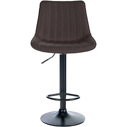 Avis Non Tabouret de bar Toni tissu noir