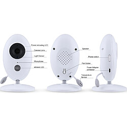 Universal 3.5m Wireless Baby Mei Camera Vidéo Surveillance Bébé Vision Nocturne Bébé Téléphone Cellulaire Sécurité Caméra BEBE Monitor avec Porte & 124 ; Bébé Moniteur (3.5in)