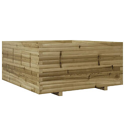 vidaXL Jardinière 100x100x49,5 cm bois de pin imprégné