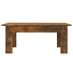 Maison Chic Table basse pour salon | Table à café Chêne fumé 100x60x42 cm Bois d'ingénierie -GKD57414 pas cher