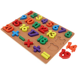 Avis Puzzle En Bois Enfants/bébé Jouet Cognitif Numéro De Mathématiques 1-20