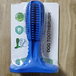 Acheter Wewoo Brosse à dents pour animaux de compagnie Vocal Nettoyage Molar Rod Dog Toy SuppliesTaille 15x10x4cm Blue