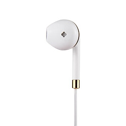 Avis Wewoo Écouteurs or pour iPhone, Galaxy, Huawei, Xiaomi, LG, HTC et autres smartphone intra-auriculaires Body 3,5 mm avec contrôle de ligne ampli Mic,