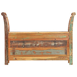 vidaXL Banc d'entrée 103x33x72 cm Bois de récupération solide