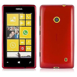 Cadorabo Coque Nokia Lumia 525 Etui en Rouge