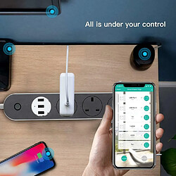 Justgreenbox Prise de courant intelligente WiFi Smart Power Strip - T6112211974873