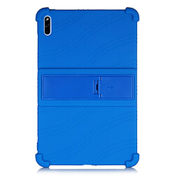 Coque en silicone Souple avec béquille bleu pour votre Huawei MatePad 10.4 (2020)