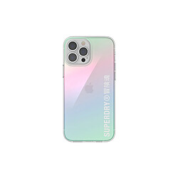 Superdry Coque pour Apple iPhone 13 Pro Max Collection Snap Case Clear en TPU Multicolore