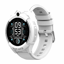 Y05 Kid Smart Watch 1.28 Pouces Écran Rond Lecteur Mp3 4G Appel Vidéo Multi-Langue Gps Téléphone Montre Blanc