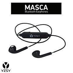 YZSY Design & Colors Écouteurs Bluetooth - Masca Black