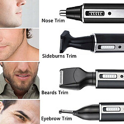 Avis Universal Cheveux, sourcils, oreilles, nez, bouche, barbe, coupeurs, rasoirs électriques rechargeables.