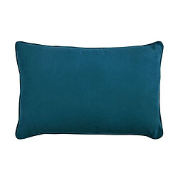 Thedecofactory SUEDEN - Coussin en suédine bleu intense 60x40