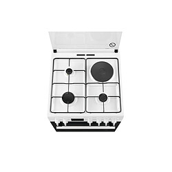 Avis Cuisinière mixte a 54l 4 feux blanc - LKM648988W - ELECTROLUX