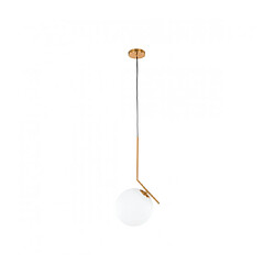 Luminaire Center Suspension moderne Mondo en verre et acier