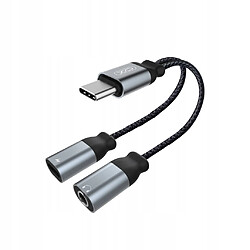 Acheter GUPBOO Adaptateur Audio TYPE-C - Jack 3.5mm + USB-C NBR160B,JL2160