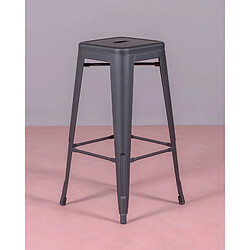 Acheter Nest Dream Tabouret métal en acier laqué (76cm) - Bistro