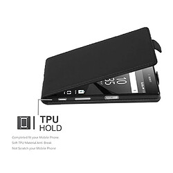 Cadorabo Coque Sony Xperia Z5 COMPACT Etui en Noir pas cher