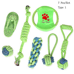 14 Style/set Pet Dog Toys Cotton Ball Puppy Chew Molar Toy Teeth Clean Green Rope Durable Braided Rope Funny Tool For Outdoor Traning