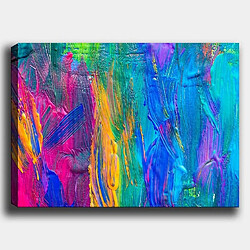 EPIKASA Impression sur Toile Couleur Abstract 5, Multicouleur, Polyester, 70x3x50 cm