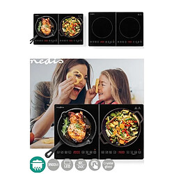 NEDIS Double plaque à induction Laquée 3500W Affichage LED à 4 chiffres