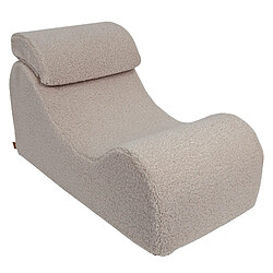 MeowBaby Chaise Longue Ondulée en Mousse pour Enfants