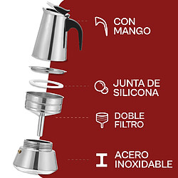 Acheter MONMECD Cafetière italienne 6 Tasses (Induction)