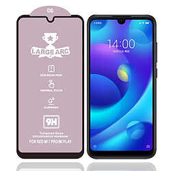 Wewoo Film de verre trempé Pour Xiaomi Mi Play 9H HD grand arc haute alumine plein écran