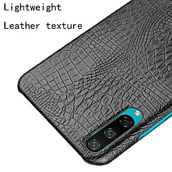 Acheter Wewoo Coque Pour Huawei Enjoy 10 Shockproof Crocodile Texture PC + PU Case Black