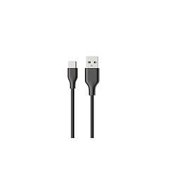 Konrow KCATCPB1- Câble USB Type C vers Type A (1m, 3A, Noir) - Emballage Original