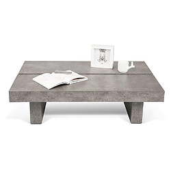 Dlm Table basse finition béton L90cm Jinto