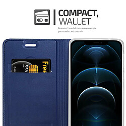 Cadorabo Coque iPhone 12 / 12 PRO Etui en Bleu pas cher