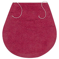 Avis vidaXL Jeu de tapis de salle de bain 3 pcs Tissu Fushsia