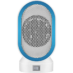 Vendos85 Mini Radiateur Soufflant à Économie d'Énergie 400W bleu blanc