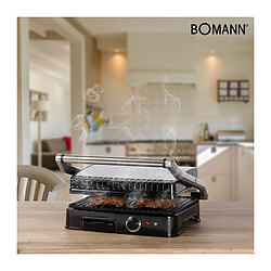 Plancha Gril et panini Bomann KG 2242 CB Noir pas cher