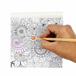 Paris Prix Livre de Coloriage 24 Pages Adulte 15x15cm Blanc