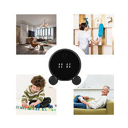 Avis Black TUYA SMART WIFOR WIFF WIFI WIFI Caméra 2 millions HD Night Vision Vision bidirectionnelle Horloge d'interphone pour la maison à l'intérieur