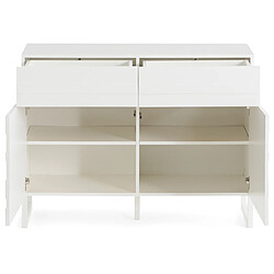 Avis Bestmobilier Sofia - buffet bas - blanc mat - 110 cm