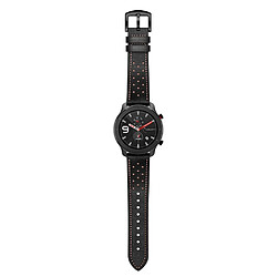 Acheter Bracelet en cuir véritable 42mm noir pour votre Huami GTR