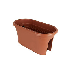 Artevasi Jardiniere Pour Balcon Venezia - 30 X 60 X H 27 Cm - 18 L - Terre Cuite