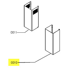 Ikea CHEMINEE INOX PARTIE INFERIEURE