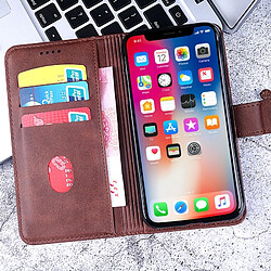 Acheter Wewoo Housse Coque Etui à rabat horizontal en cuir vachette pour Xiaomi Redmi Note 5A Xiaomi Redmi Y1 Liteavec porte-cartes et Marron