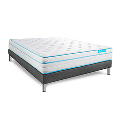 Avis Bodycare Ensemble 180x200 matelas BodyMax micro ressorts ensachés et mémoire de forme + sommier kit gris