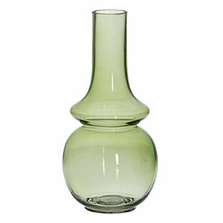 BigBuy Home Vase Vert Verre 12,5 x 12,5 x 26 cm